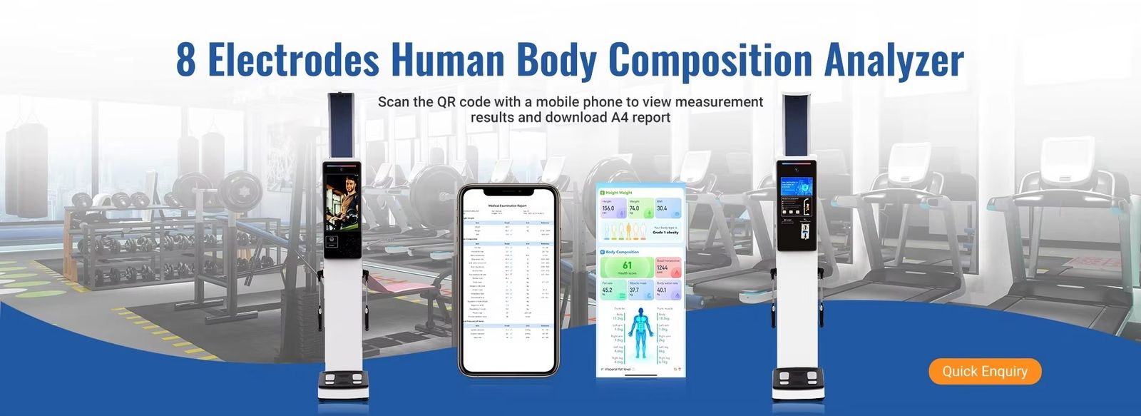CHINA el mejor escala del analizador de composición del cuerpo en ventas