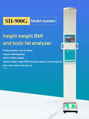 Lcd Screen Bmi Weight Height Machine Fat Electronic Medical Weighing Scale