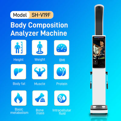 SH-V19F Body Scanner 3d BMI Height Weight Measurement Analysis Machine for Sport Center/fitness Center