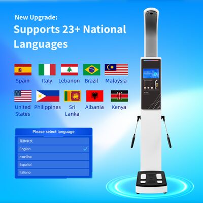 Newest Body Fat Analyzer Composite And Muscle Analyzer With Bioimpedance Machine With Printer