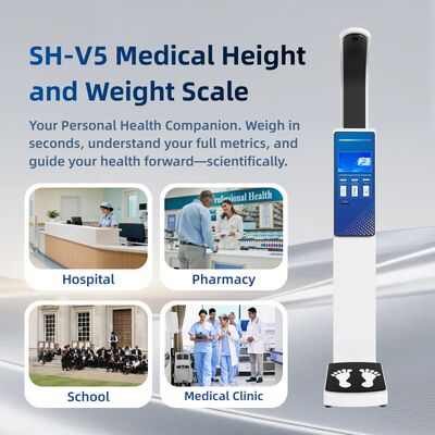 Wholesale BMI Electronic Smart Digital Weighing Scales Commercial Body Height Weight Machine for Hospital