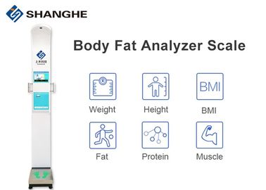 Eletronic Balance Body Composition Analyzer Machine , White Medical Body Composition Analyzer