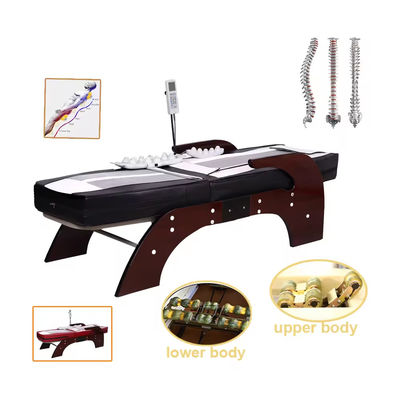 Spa De tracción De cuerpo completo quiropráctico cuidado De la columna vertebral turmalina Camas De piedra colchón 3D Jade Master Bed Roller cama De masaje infrarrojo