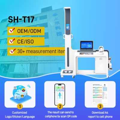 Quiosco médico de alta calidad, autoservicio, quiosco de detección inteligente, diagnóstico de salud multifuncional todo en uno