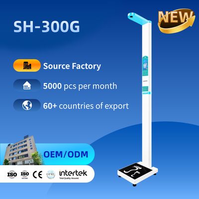 Báscula electrónica de la máquina de medición de altura y peso para clínica